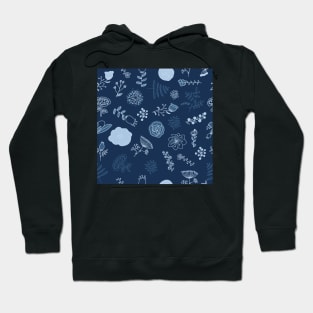 Elegance Seamless pattern with flowers Hoodie